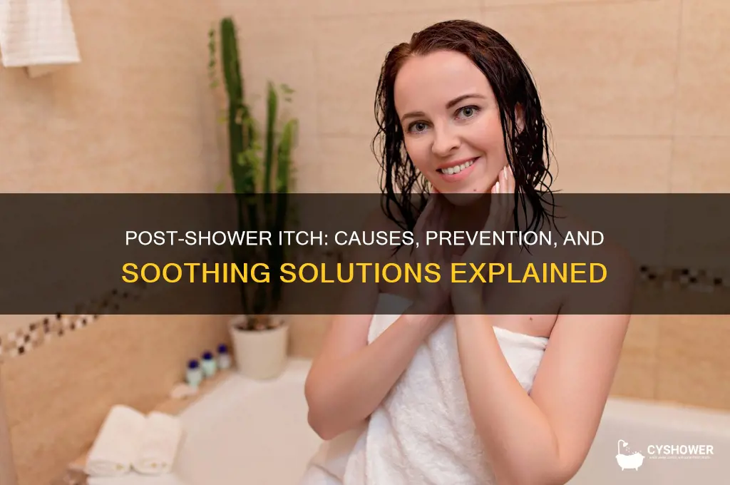what makes u itch when getting out the shower