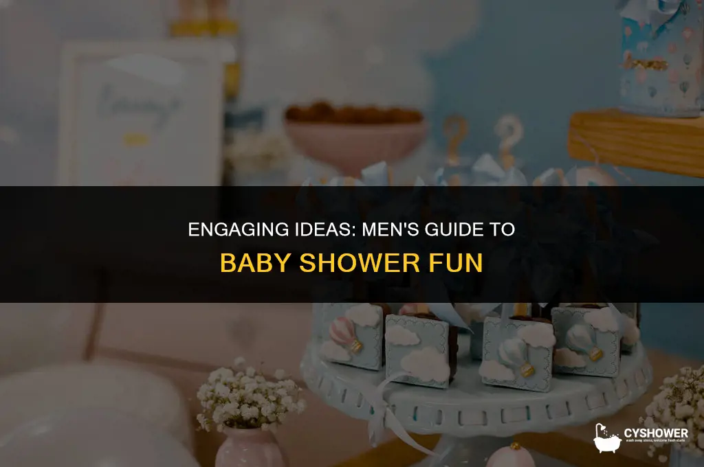 what men can do at baby shower