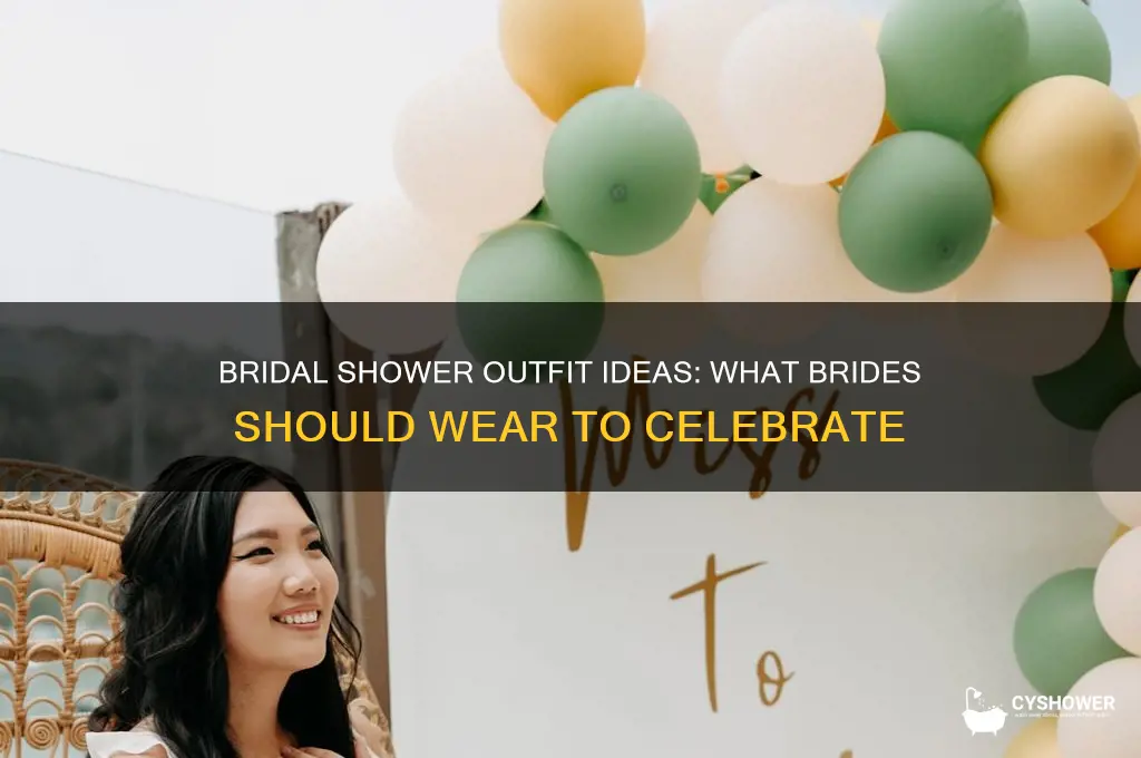 what must a bride wear to her bridal shower