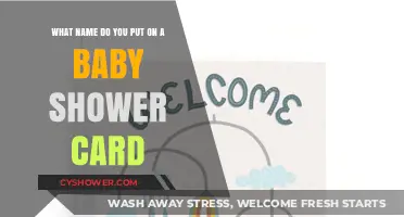 Choosing the Perfect Name for Your Baby Shower Card: A Guide