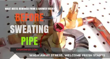Essential Steps: Removing Shower Valve Components Before Sweating Pipe