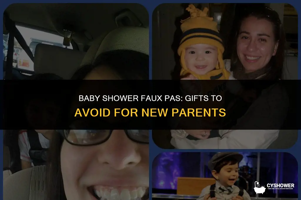 what not to give in baby shower
