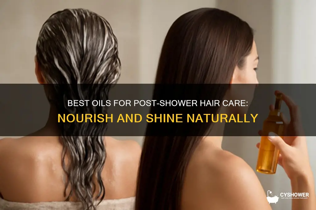 what oil should i put in my hair after shower