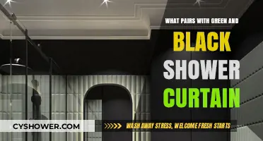 Stylish Bathroom Decor: Perfect Matches for Green and Black Shower Curtains