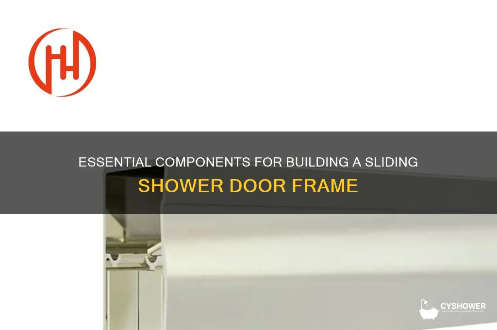 what parts do you need for sliding shower door frame