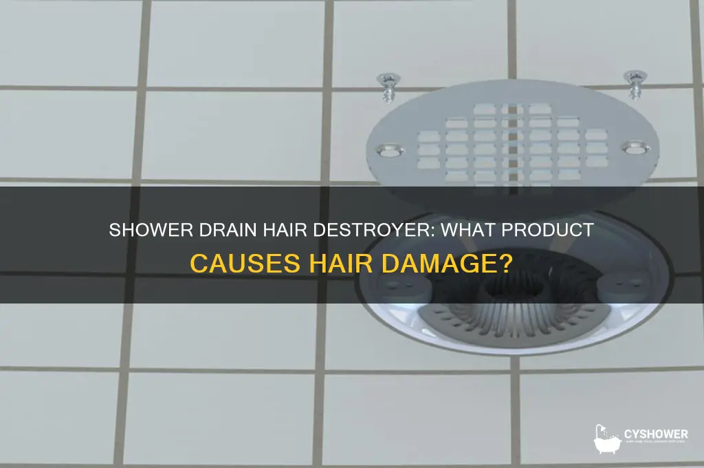 what prodect destroys hair that goes down shower
