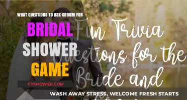 Fun Bridal Shower Game: Best Questions to Ask the Groom