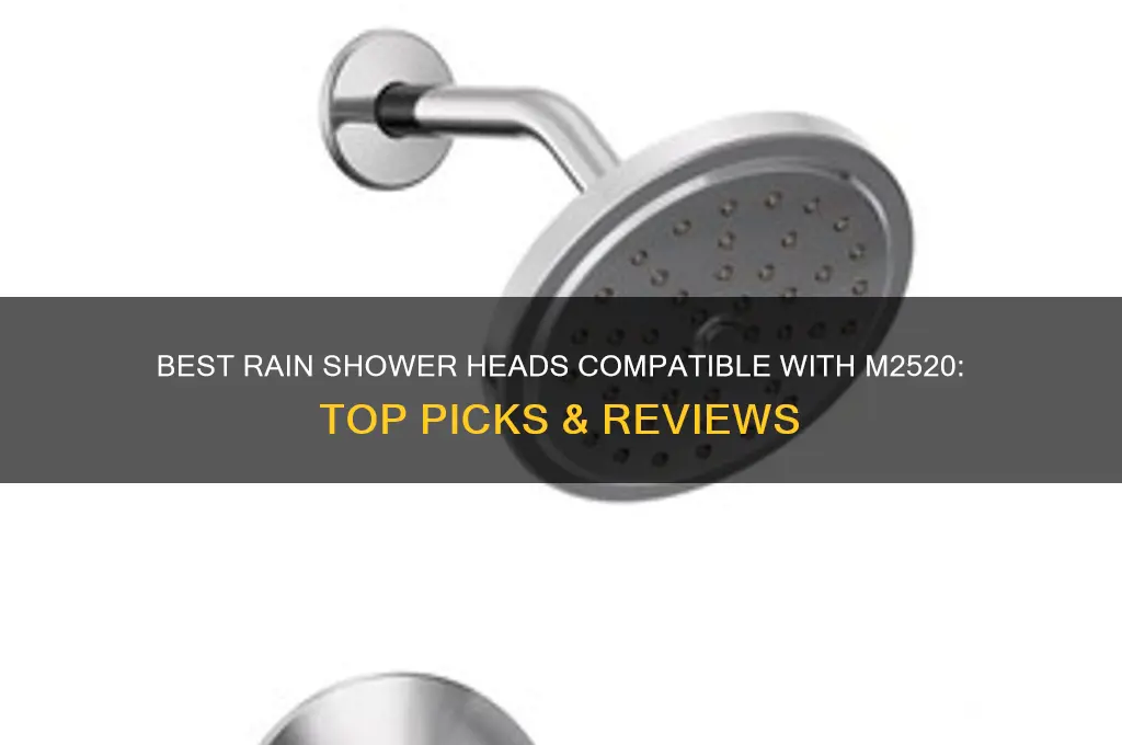 what rain shower head works with m2520