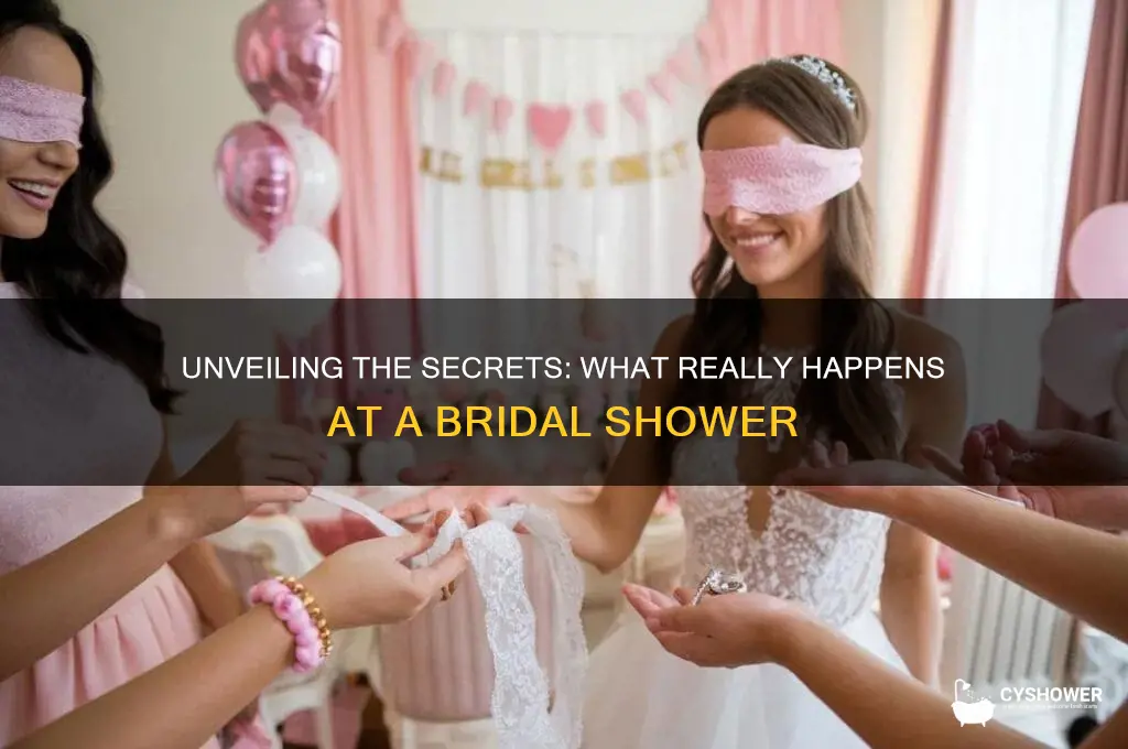 what really happens at a bridal shower