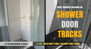 Effective Ways to Remove Calcium Buildup from Shower Door Tracks