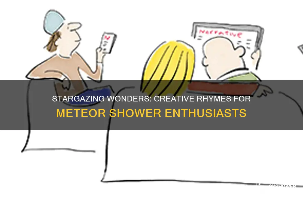 what rhymes with meteor shower