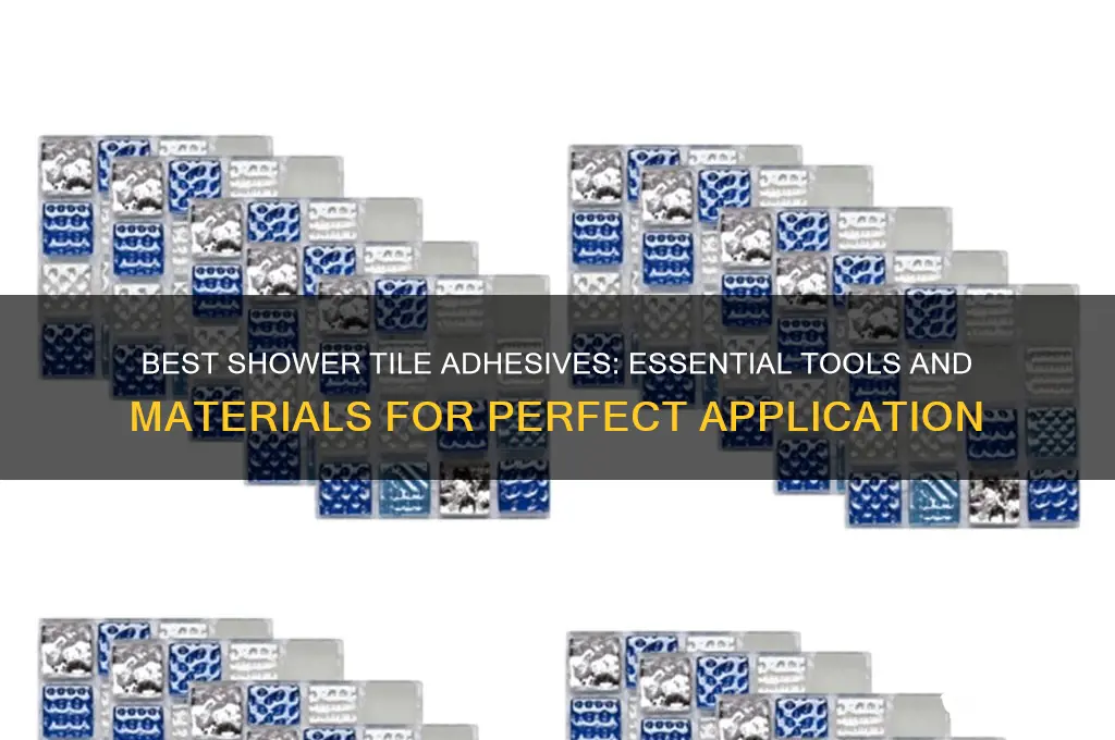 what ro use in shower to apply tile to
