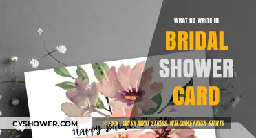 Heartfelt Bridal Shower Card Messages: Celebrate Love with Perfect Words