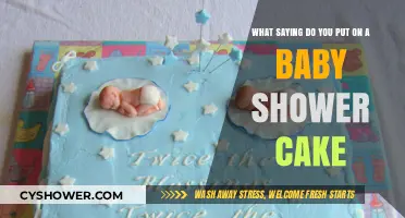 Sweet Beginnings: Choosing the Perfect Saying for Your Baby Shower Cake