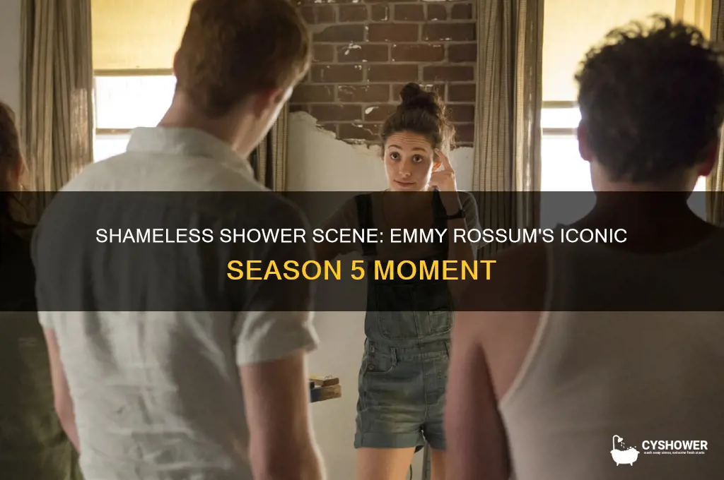 what season of shameless emmy rossum getting in shower