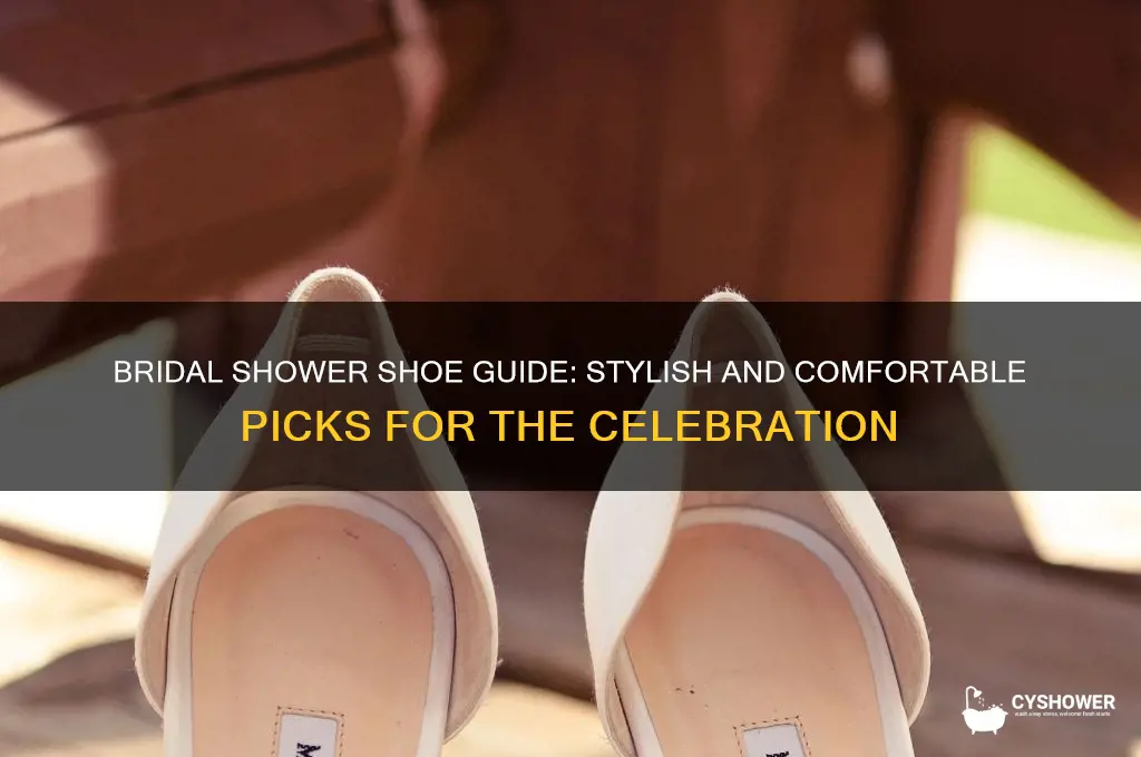 what shoes to wear to bridal shower