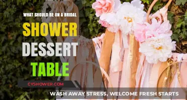 Sweet Treats for the Bride: Bridal Shower Dessert Table Ideas