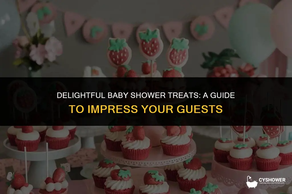 what should be served at a baby shower