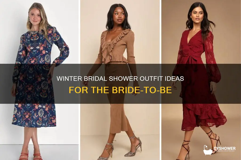 what should bride wear to winter bridal shower