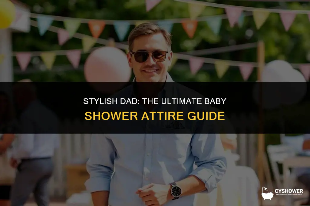 what should dad wear to baby shower