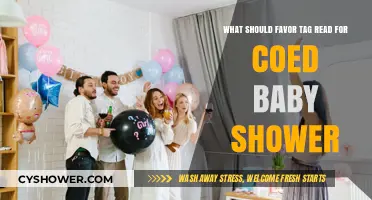Coed Baby Shower Favor Tag Ideas: Creative and Inclusive Options
