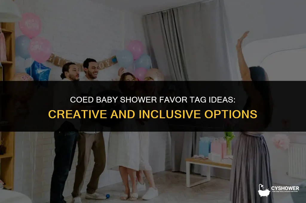 what should favor tag read for coed baby shower
