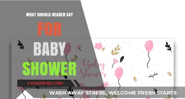 Crafting the Perfect Header for Your Baby Shower Invitation
