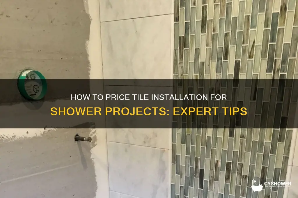 what should i charge to install tile in a shower