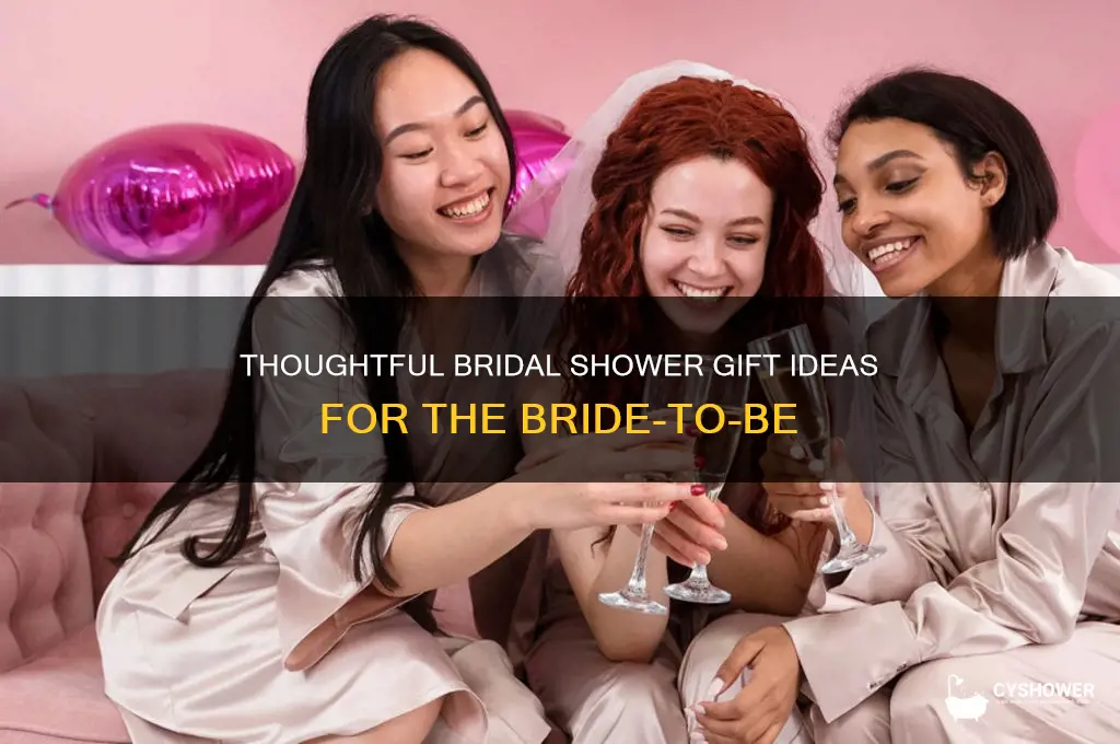 what should i get a bride for her bridal shower