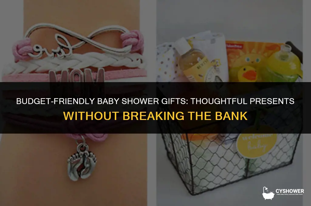what should i get for a baby shower im broke