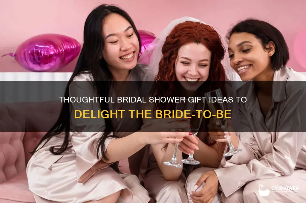 what should i give at a bridal shower