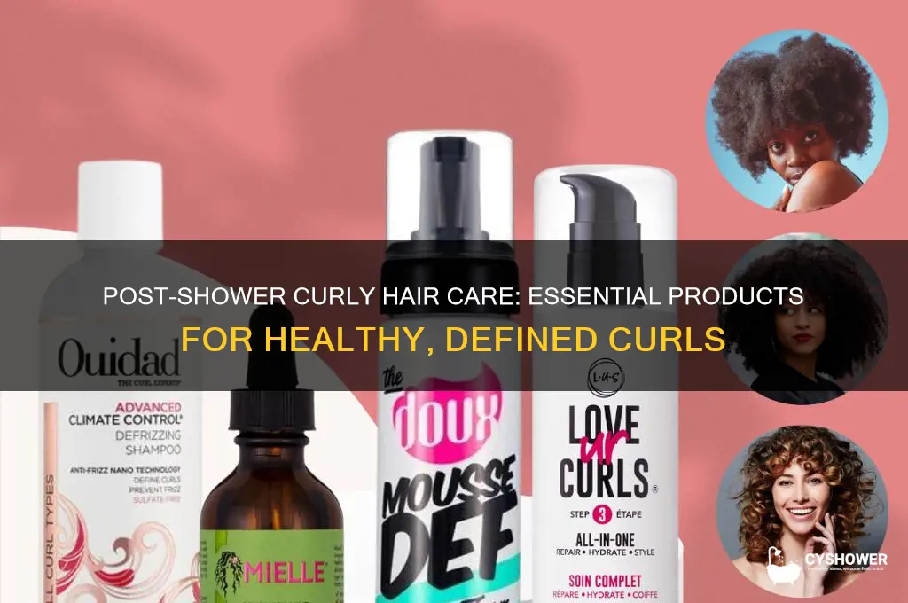 what should i put in my curly hair after shower
