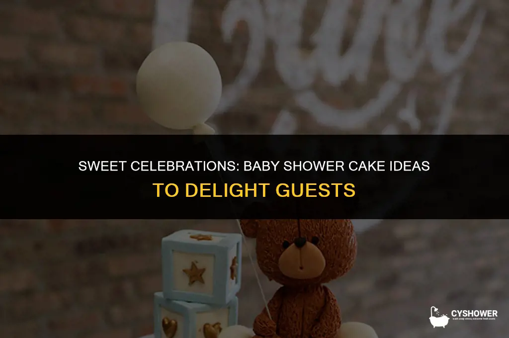 what should i put on a baby shower cake