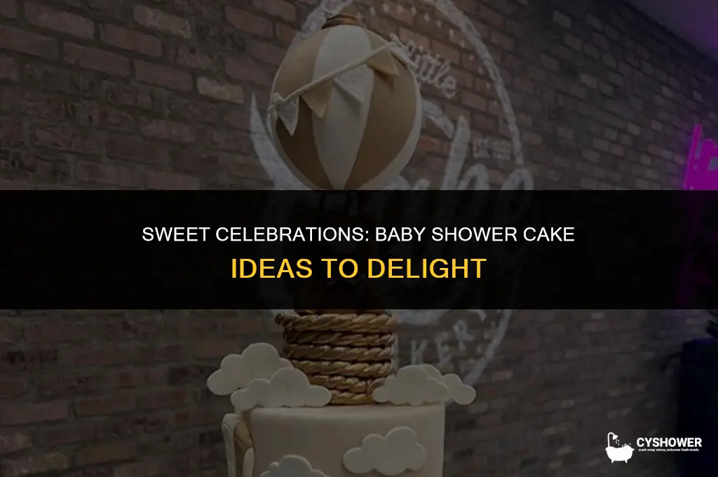 what should i write on a baby shower cake