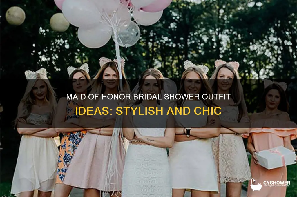 what should maid of honor wear to bridal shower
