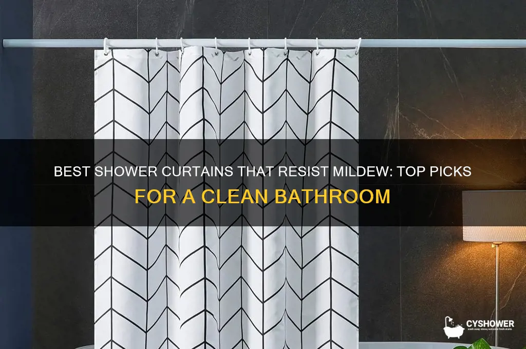 what shower curtain doesnt mildew