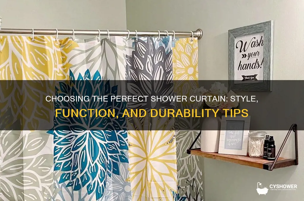 what shower curtain should i get