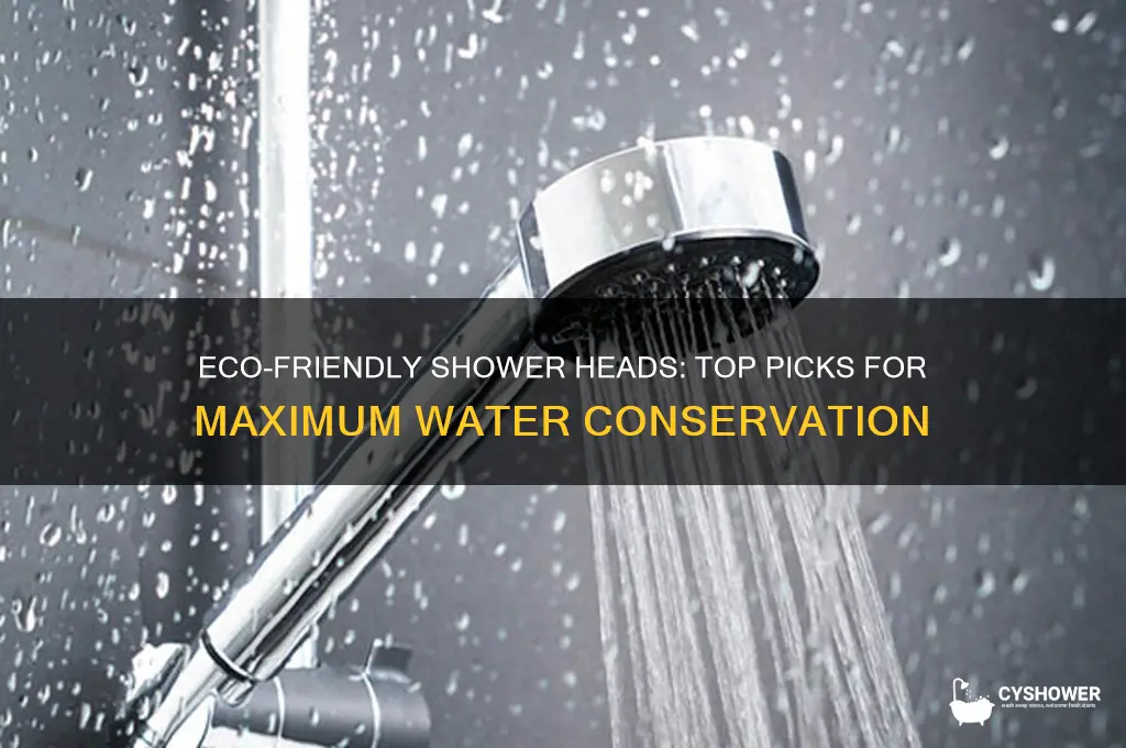 what shower head saves the most water