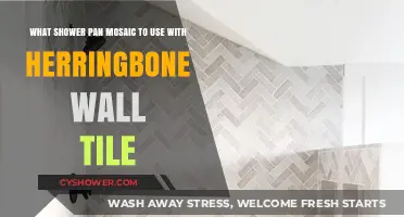 Herringbone Wall Tile: Perfect Shower Pan Mosaic Pairings for Your Bathroom