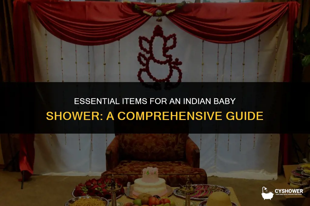 what shud i take for indian baby shower