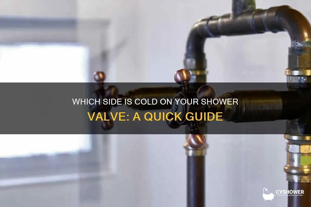 what side is cold water on shower valve