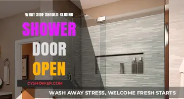 Which Side Should Your Sliding Shower Door Open On?