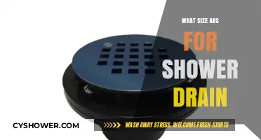 Choosing the Right ABS Size for Your Shower Drain Installation