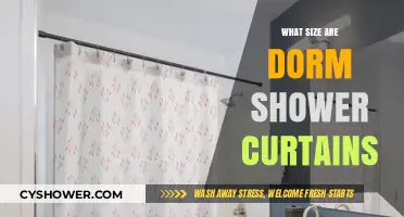 Perfect Fit: Choosing the Right Dorm Shower Curtain Size