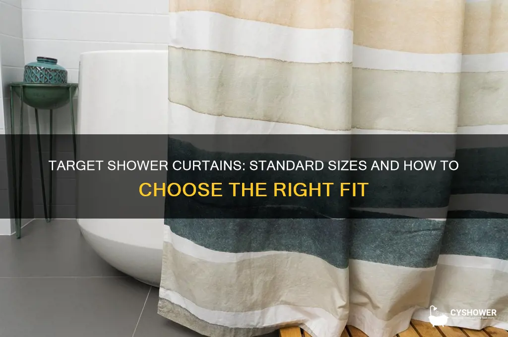 what size are target shower curtains