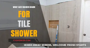 Choosing the Right Backer Board Size for Your Tile Shower