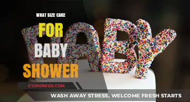 Choosing the Perfect Cake Size for Your Baby Shower Celebration