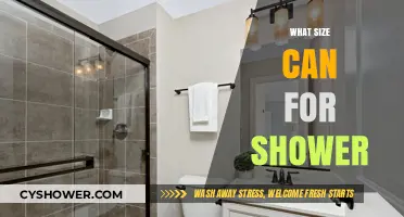 Choosing the Perfect Shower Can Size: A Comprehensive Guide