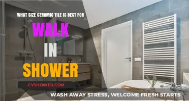 Choosing the Perfect Ceramic Tile Size for Your Walk-In Shower