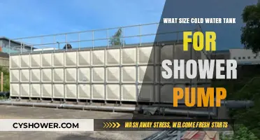 Choosing the Right Cold Water Tank Size for Your Shower Pump